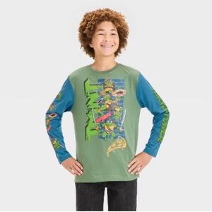 Nickelodeon Teenage Mutant Ninja Turtles Mutant Mayhem Long Sleeve Tshirt